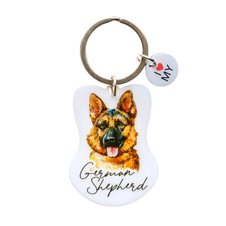 GERMAN SHEPHERD PET KEYRING