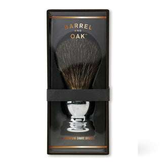 SHAVE BRUSH - CHROME HANDLE
