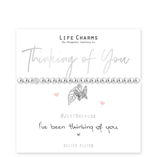 LIFE CHARMS JUST BECAUSE THINKING OF YOU BRACELET