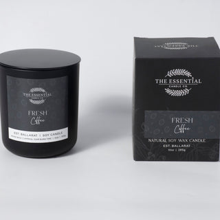 FRESH COFFEE - WOOD WICK CANDLE