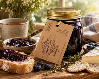 BLUEBERRY JAM 330G  - HOUSE OF SCONE