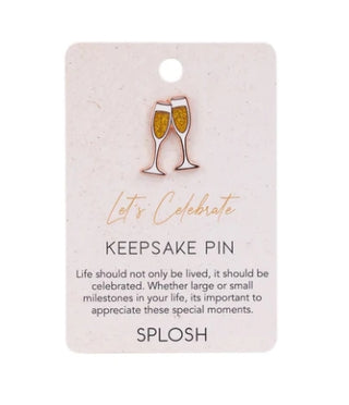 LETS CELEBRATE KEEPSAKE PIN