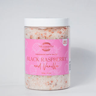 BLACK RASPBERRY & VANILLA - BATH SALT REFILL TUB
