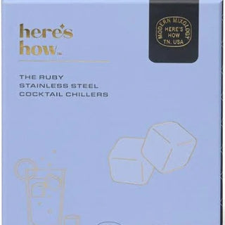 THE RUBY COCKTAIL CHILLERS IN STAINLESS STEEL