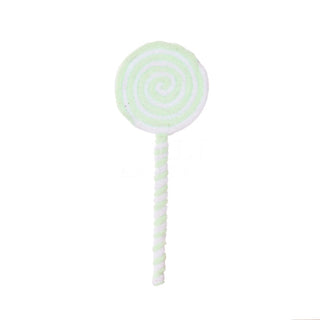 HOLLY & IVY MINT AND WHITE SWIRL HANGING LOLLIPOP