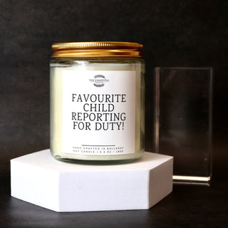 CLEAR JAR - FAVOURITE CHILD REPORTING FOR DUTY!