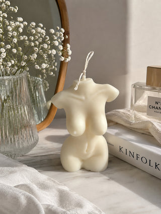 WOMAN TORSO CANDLE