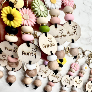 KEYRINGS FLOWER VARIETY