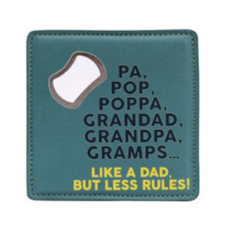 FATHERS DAY POP BOTTLE OPENER COASTER