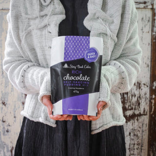 RICH CHOCOLATE SELF-SAUCING PUDDING MIX 475G