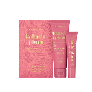KAKADU PLUM ESSENTIALS - HAND & NAIL CREAM AND LIP LUSTRE