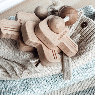 NATURAL - CAR KEY RATTLER - ARABELLA AUTUMN