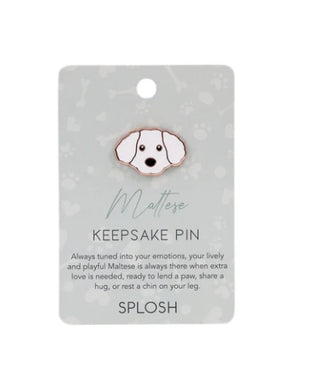 MALTESE KEEPSAKE PIN