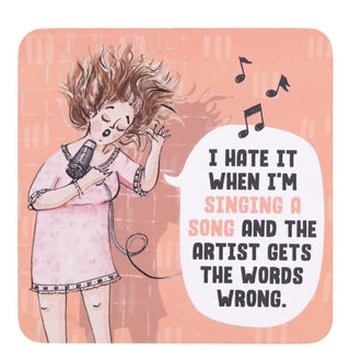 WRONG WORDS COASTER