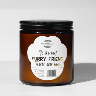 TO THE BEST FURRY FRIEND THERES EVER BEEN - KEEPSAKE CANDLE (PERSIAN LIME & LEMONGRASS)