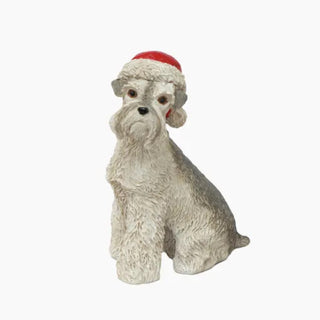SCHNAUZER EITH SANTA HAT