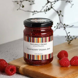 RASPBERRY AND VODKA JAM - NATURALLY BERRY