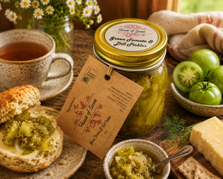 GREEN TOMATO AND DILL PICKLE 330G - HOUSE OF SCONE