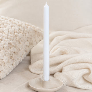 WHITE  - TALL DINNER CANDLE