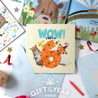 Wow You're Six Birthday Book, Paperback by Tapper