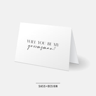 SASS AND DESIGN - WYBM GROOMSMAN