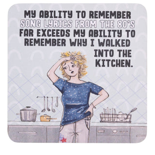 SONG LYRICS COASTER