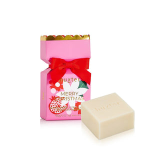 CHRISTMAS BODY CLEANSING BAR - BLACKCURRANT, CITRUS AND AMBER (PINK)