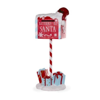 FROSTED LETTERS TO SANTA MAILBOX
