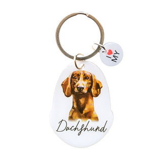 DACHSHUND PET KEYRING