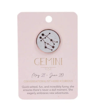 GEMINI KEEPSAKE PIN