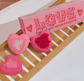 BATH FIZZERS - LOVE HEART SET (3)