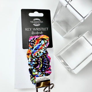 OUTBACK DOTS SCRUNCHIE KEY WRISTLET .