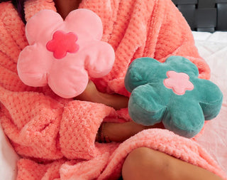 Flower Heatable Pillow - GREEN