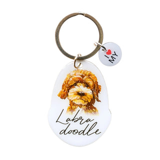 LABRADOODLE PET KEYRING