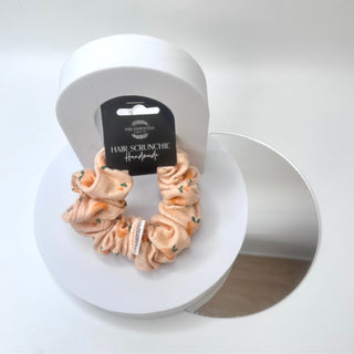 PEACH HAIR SCRUNCHIE