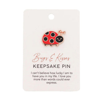 VALENTINES DAY LADYBUG KEEPSAKE PIN