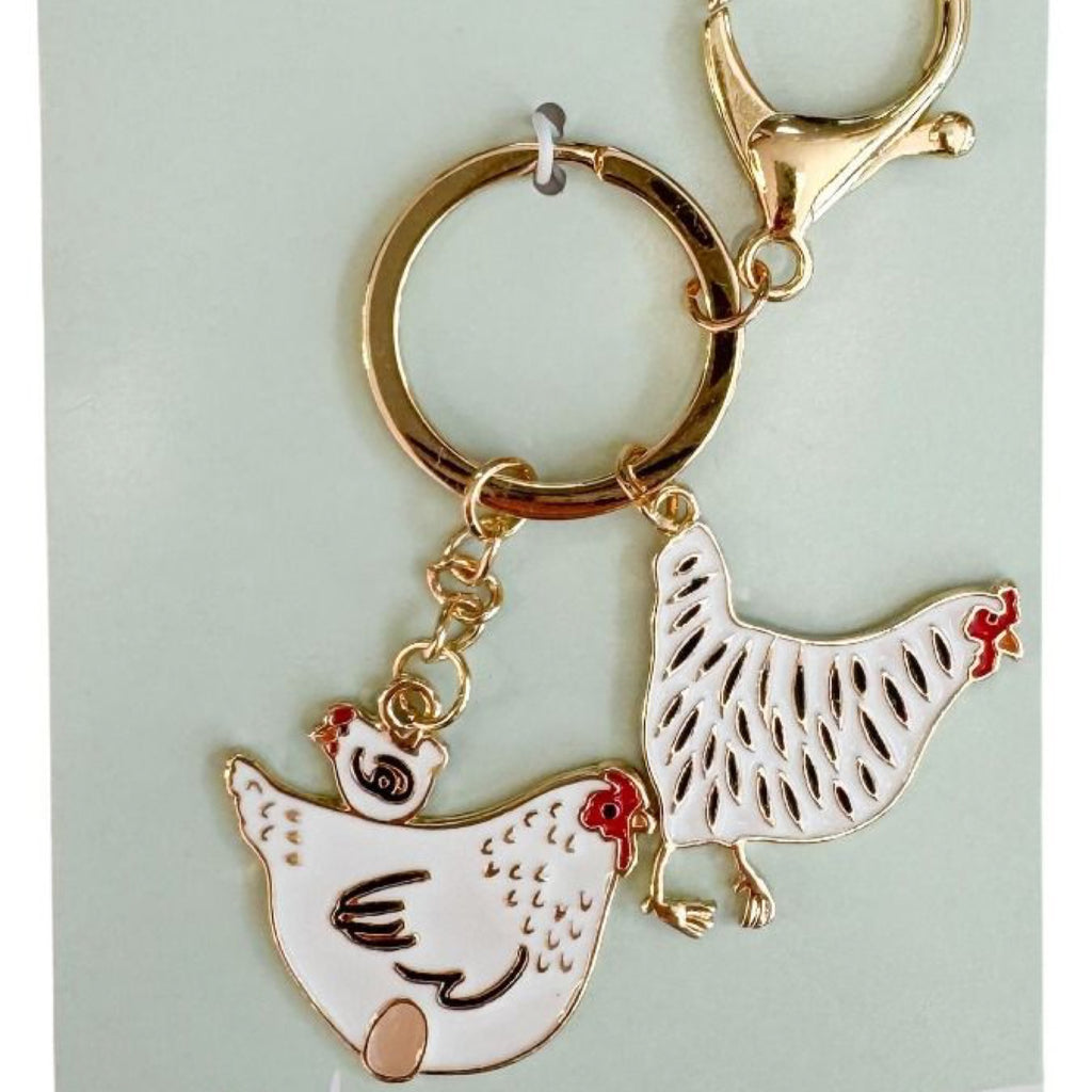 SPRING CHICKEN KEYRING – The Essential Candle Company