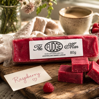 RASPBERRY FUDGE - THE FUDGE MAN
