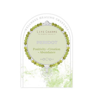LIFE CHARMS PERIDOT BRACELET
