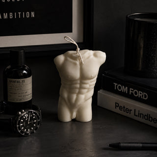 MALE TORSO CANDLE