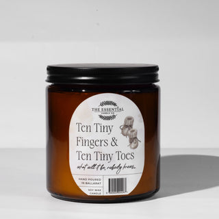 TEN TINY FINGERS - KEEPSAKE CANDLE (BLACK RASPBERRY & VANILLA)