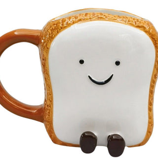 TEDDY TOAST FRIENDS MUG WHITE