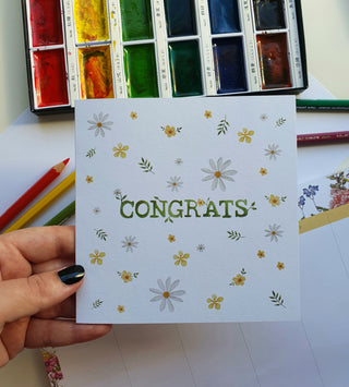 CONGRATS - GREETING CARD