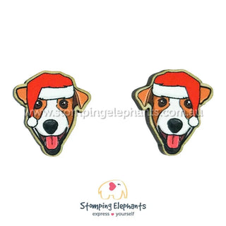 JACK RUSSELL EARRINGS - XMAS