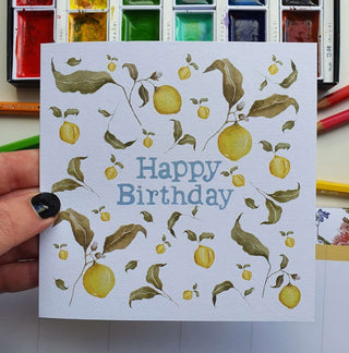 BIRTHDAY LEMONS - GREETING CARD