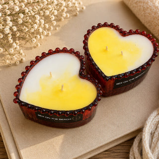 SEX ON THE BEACH - RED HEART CANDLE