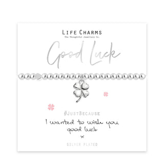LIFE CHARMS JUST BECAUSE GOOD LUCK BRACELET
