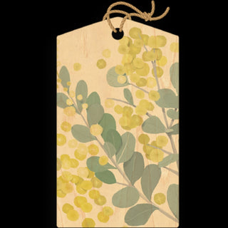 Golden Wattle Wooden Gift Tag