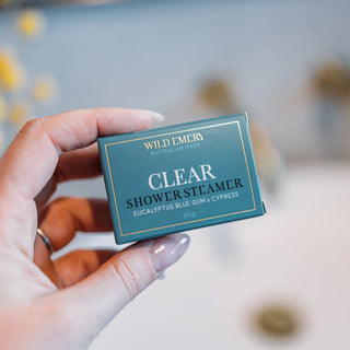 CLEAR SHOWER STEAMER