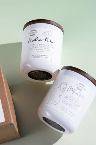 MOTHER TO BE - (WOMAN HOLDING BELLY DESIGN)